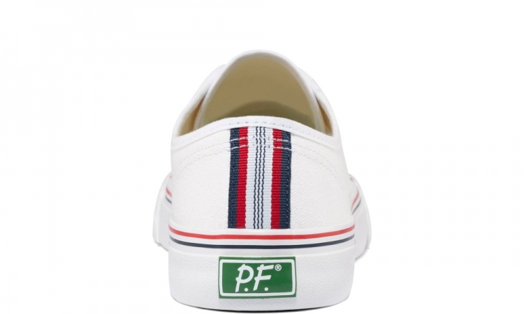 White Center Lo Top | Unisex Canvas Sneaker - Click Image to Close