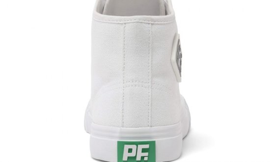 White Classic Center Hi Top | Unisex Canvas Sneaker