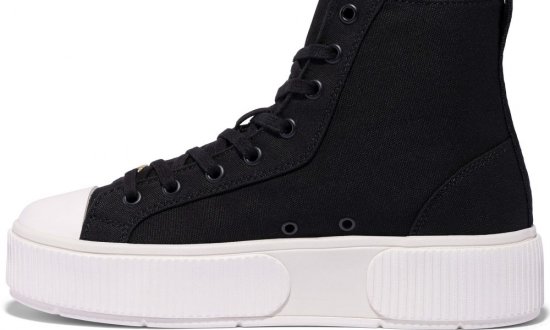 Black Allston Hi Top | Unisex Canvas Sneaker