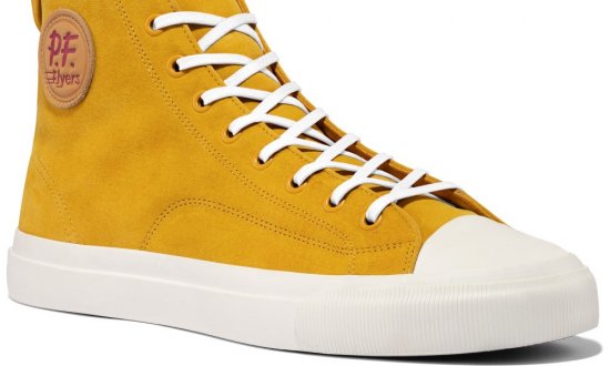 Golden Spice Premium Suede All American Hi Top | Unisex Suede Sneaker