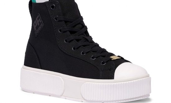 Black Allston Hi Top | Unisex Canvas Sneaker