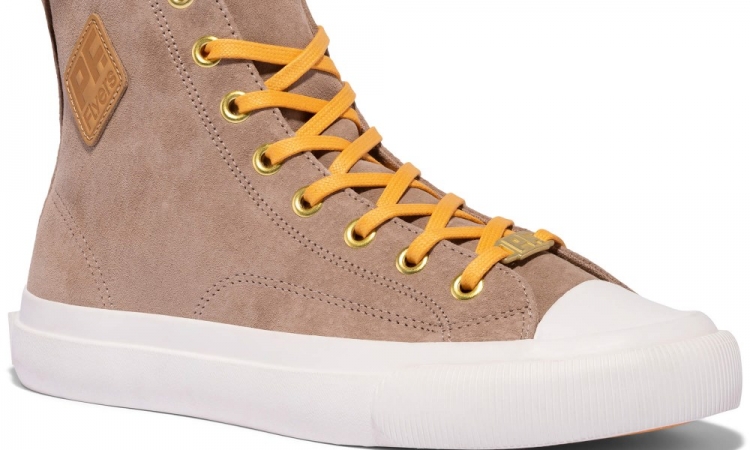 Natural All American Hi Top | Unisex Suede Sneaker - Click Image to Close