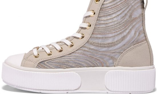 Cement Mirage Allston Hi Top | Unisex Canvas Sneaker