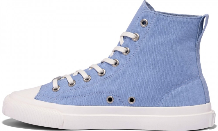 Blue Heron All American Hi Top | Unisex Canvas Sneaker - Click Image to Close