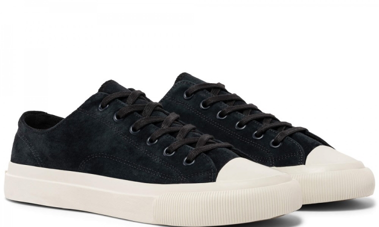 Jet Black All American Lo Top | Unisex Suede Sneaker - Click Image to Close