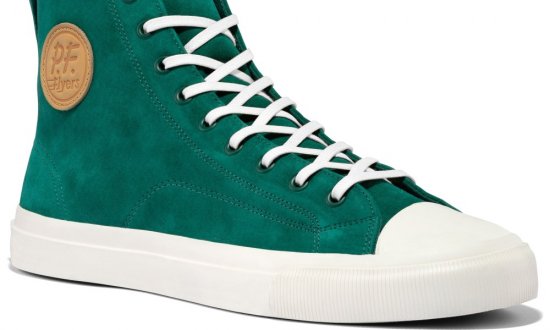 Aventurine Premium Suede All American Hi Top | Unisex Suede Sneaker