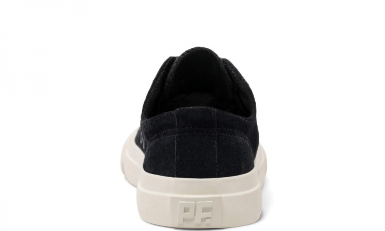 Jet Black All American Lo Top | Unisex Suede Sneaker - Click Image to Close