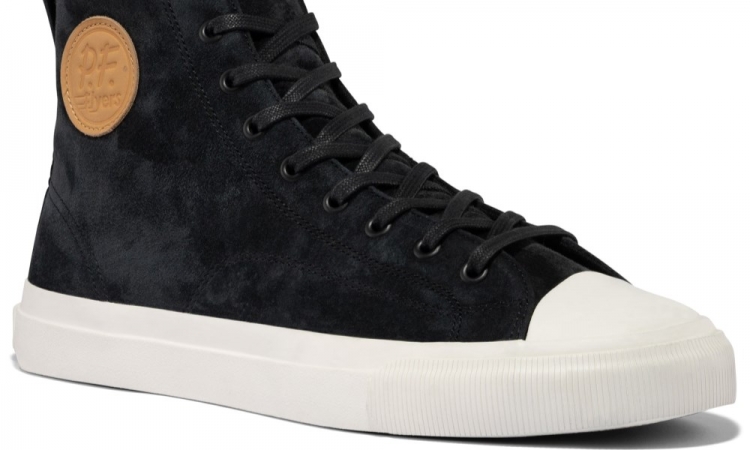 Black Premium Suede All American Hi Top | Unisex Suede Sneaker - Click Image to Close