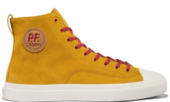 Golden Spice Premium Suede All American Hi Top | Unisex Suede Sneaker