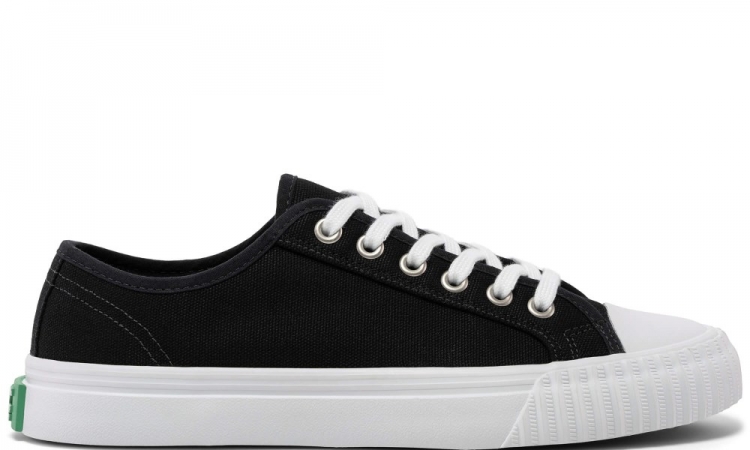 Black Classic Center Lo Top | Unisex Canvas Sneaker - Click Image to Close