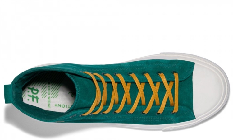 Aventurine Premium Suede All American Hi Top | Unisex Suede Sneaker - Click Image to Close