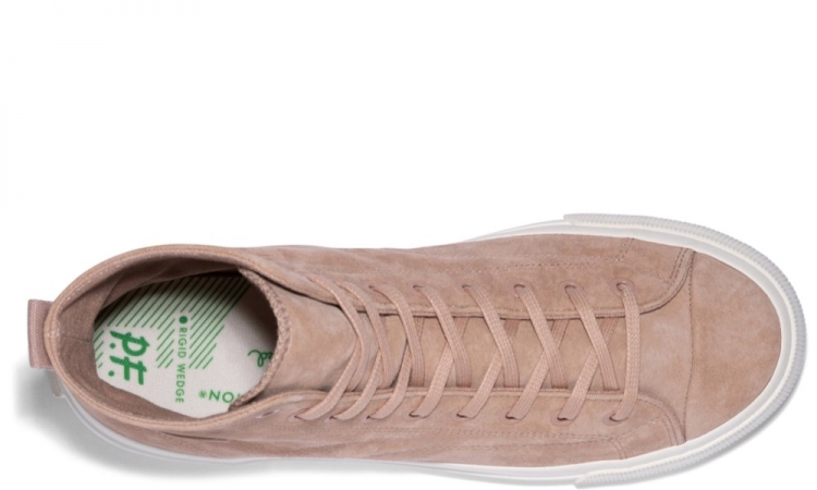 Blush All American Hi Top | Unisex Suede Sneaker - Click Image to Close