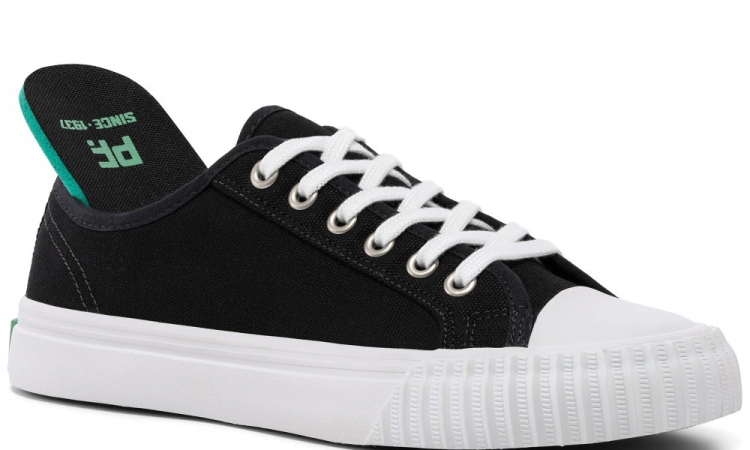 Black Classic Center Lo Top | Unisex Canvas Sneaker - Click Image to Close