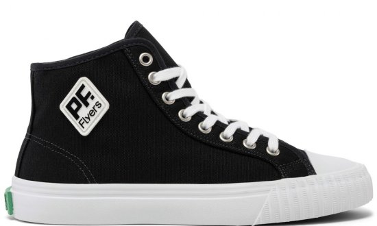 Black Classic Center Hi Top | Unisex Canvas Sneaker