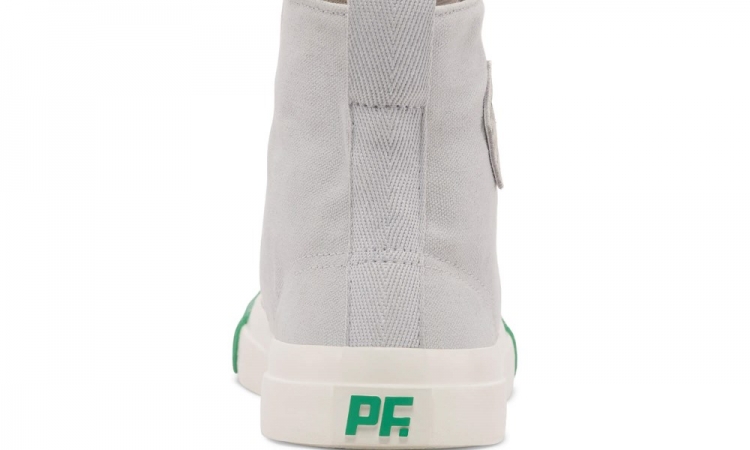 Good Grey All American Hi Top | Unisex Canvas Sneaker - Click Image to Close