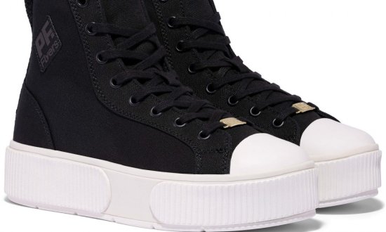 Black Allston Hi Top | Unisex Canvas Sneaker