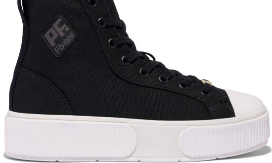 Black Allston Hi Top | Unisex Canvas Sneaker