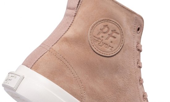 Blush All American Hi Top | Unisex Suede Sneaker