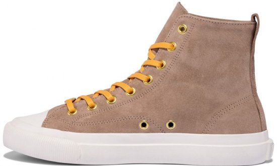 Natural All American Hi Top | Unisex Suede Sneaker