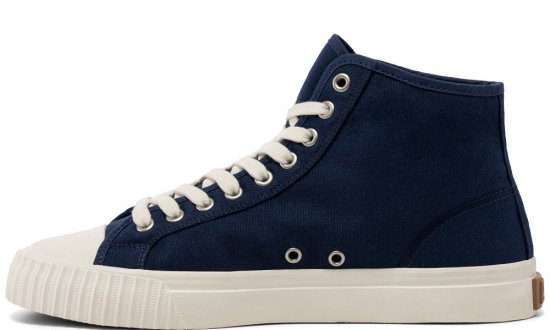 Navy Classic Center Hi Top | Unisex Canvas Sneaker