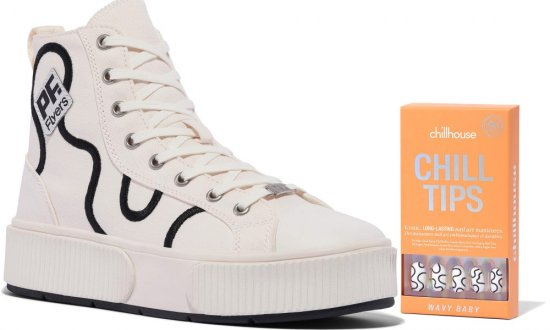 Wavy Baby Allston x Chillhouse Hi Top | Unisex Canvas Sneaker