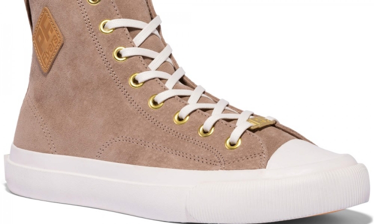 Natural All American Hi Top | Unisex Suede Sneaker - Click Image to Close