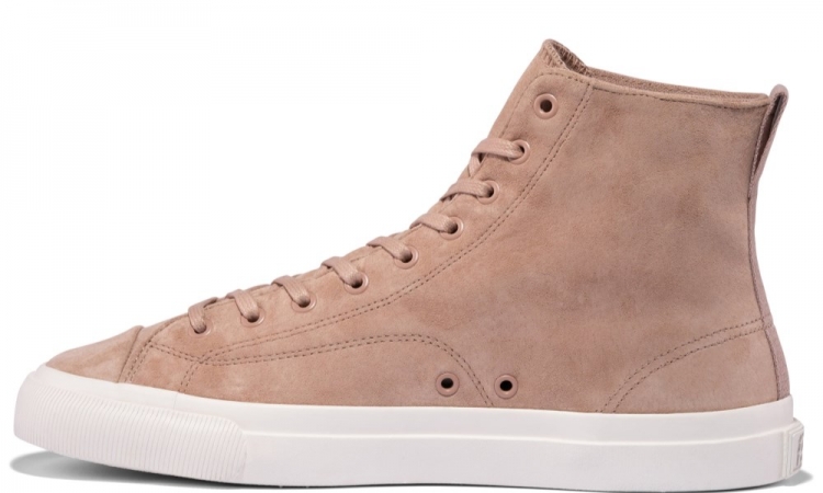 Blush All American Hi Top | Unisex Suede Sneaker - Click Image to Close