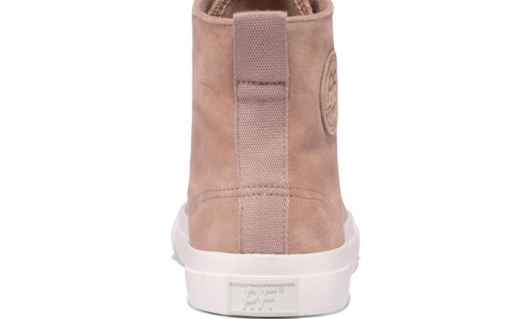 Blush All American Hi Top | Unisex Suede Sneaker - Click Image to Close