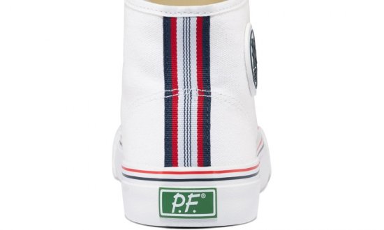 White Center Hi Top | Unisex Canvas Sneaker
