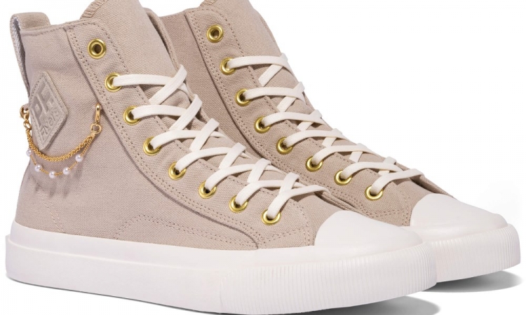 Cement All American Hi Top | Unisex Canvas Sneaker - Click Image to Close