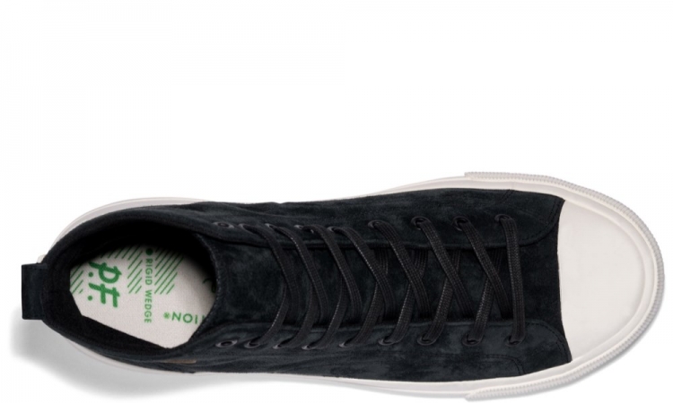 Black Premium Suede All American Hi Top | Unisex Suede Sneaker - Click Image to Close