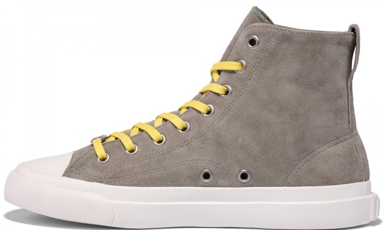 Dried Sage All American Hi Top | Unisex Suede Sneaker - Click Image to Close