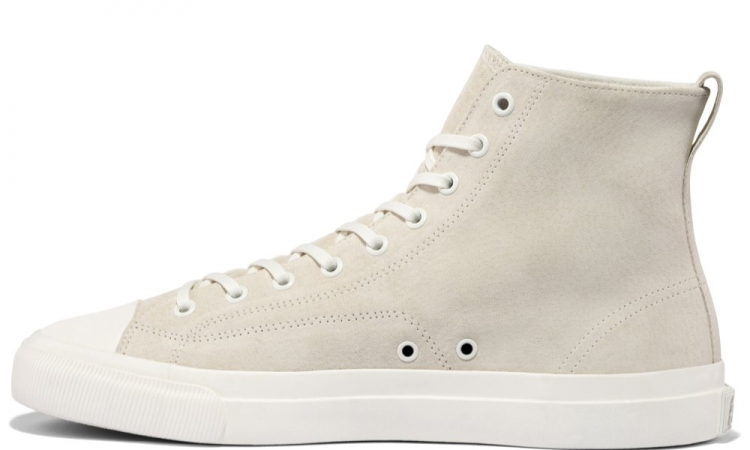 Sea Salt Premium Suede All American Hi Top | Unisex Suede Sneaker - Click Image to Close
