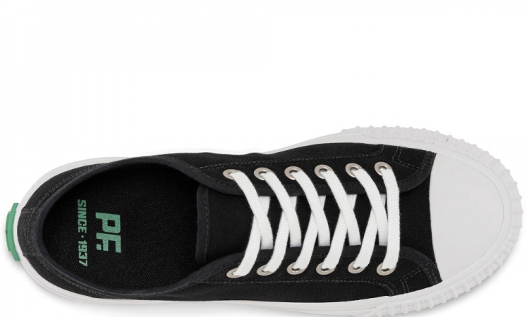 Black Classic Center Lo Top | Unisex Canvas Sneaker - Click Image to Close