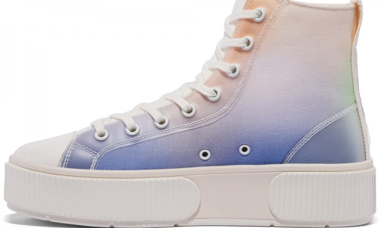 Groovy Baby Allston x Chillhouse Hi Top | Unisex Canvas Sneaker - Click Image to Close