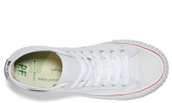 White Center Hi Top | Unisex Canvas Sneaker