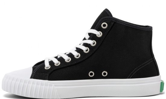 Black Classic Center Hi Top | Unisex Canvas Sneaker