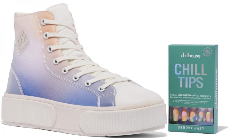 Groovy Baby Allston x Chillhouse Hi Top | Unisex Canvas Sneaker - Click Image to Close