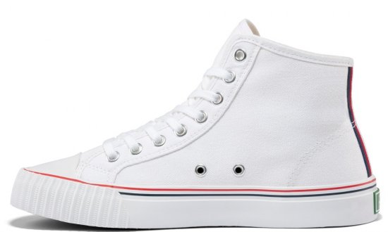 White Center Hi Top | Unisex Canvas Sneaker