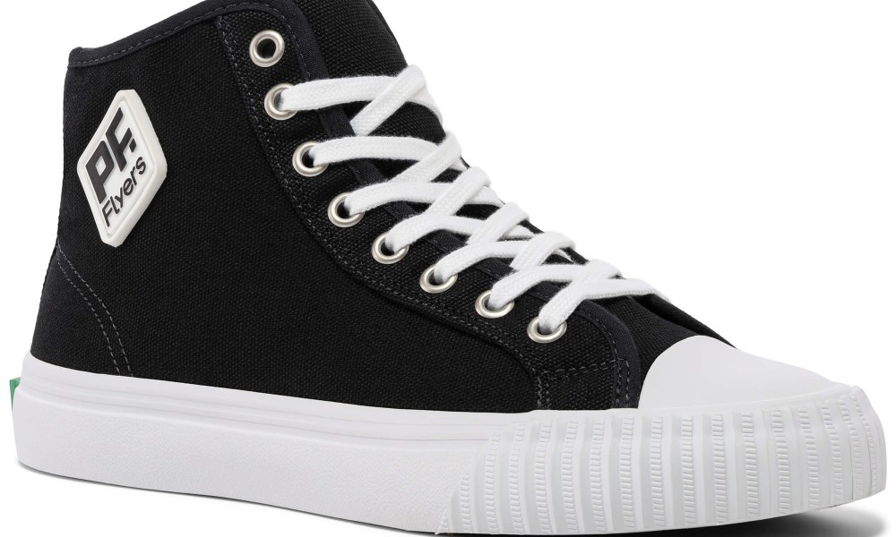 Black Classic Center Hi Top | Unisex Canvas Sneaker