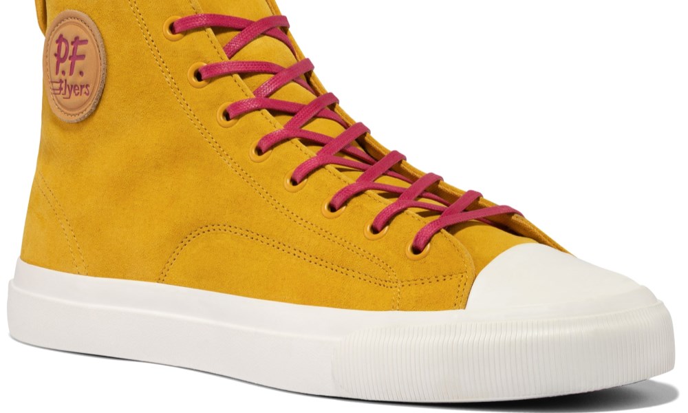 Golden Spice Premium Suede All American Hi Top | Unisex Suede Sneaker